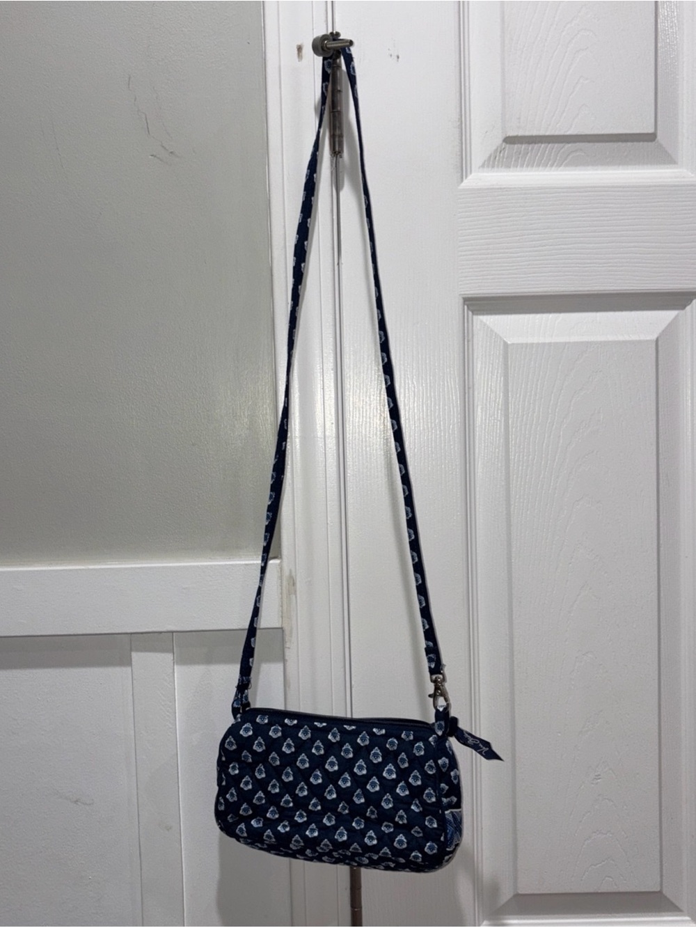 Vera Bradley Nantucket Navy Crossbody Bag Purse Retired